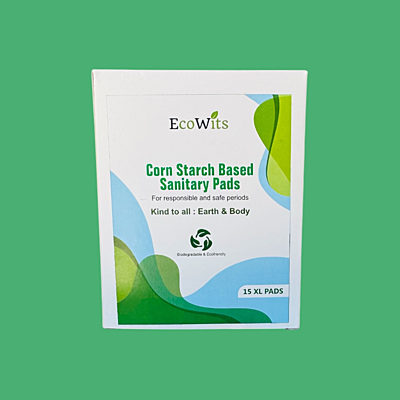 Corn Starch Based Sanitary Pads ( XL ) ( Pack Of 15 Pads)